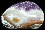 Purple Amethyst Crystal Heart - Uruguay #46201-1